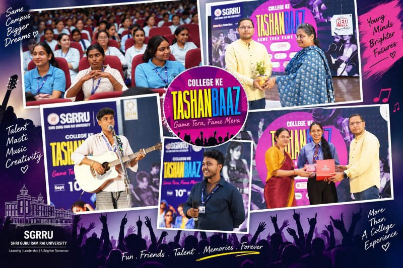 SGRRU Campus Comes Alive with Youthful Energy at ‘College Ke Tashanbaaz’